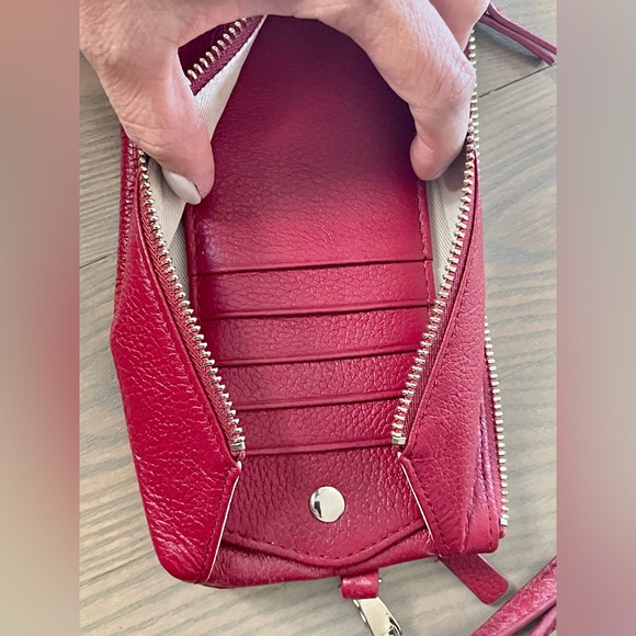 Danier Red Leather Wrislet (New) - Picture 2 of 5